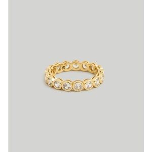 Madewell tennis collection bezel set crystal ring